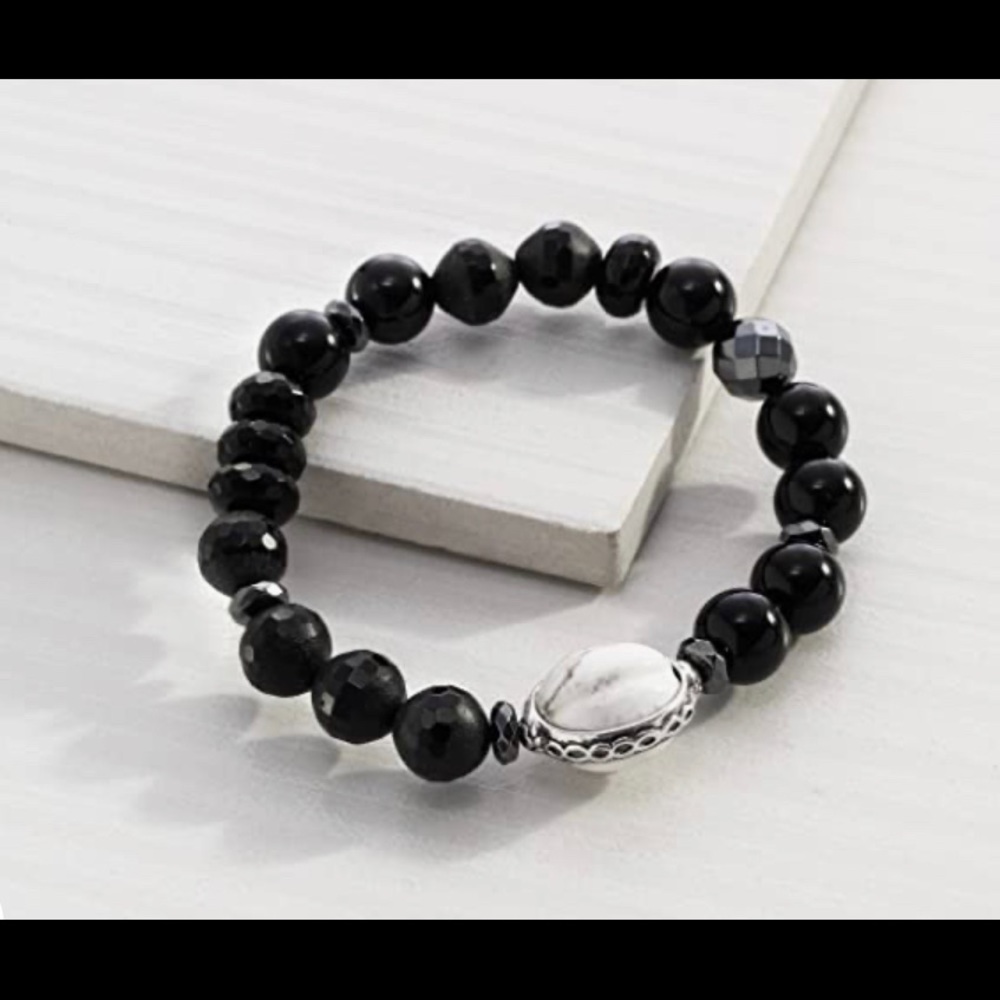 Silpada ‘Blackboard’ stretch bracelet